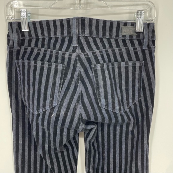 PAIGE Verdugo Ultra Skinny Velvet Striped Size 26 Dark Wash‎ Womens Jeans - Picture 4 of 11